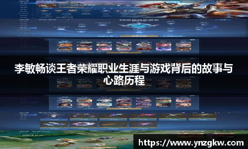 李敏畅谈王者荣耀职业生涯与游戏背后的故事与心路历程